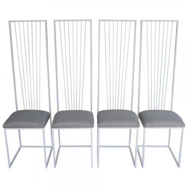 Four_Sculptural_High-Back_Steel_Chairs slide0