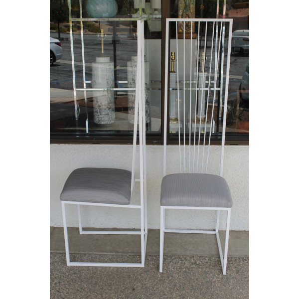 Four_Sculptural_High-Back_Steel_Chairs slide1