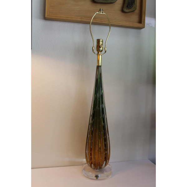 Murano_Amber_and_Green_Glass_Lamp slide2