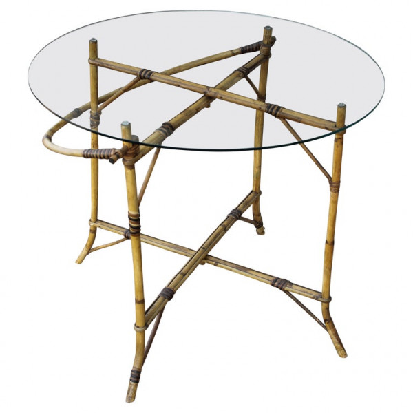 Collapsible_Bamboo_and_Rattan_Occasional_Table slide0