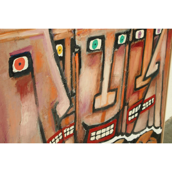 Outsider_Painting_of_Abstract_Faces_by_Peter_L._Sword slide2