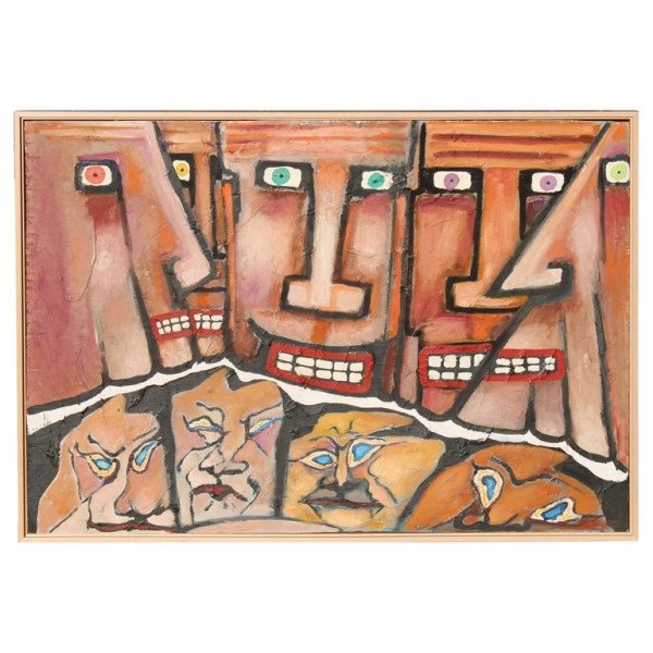 Outsider_Painting_of_Abstract_Faces_by_Peter_L._Sword slide0