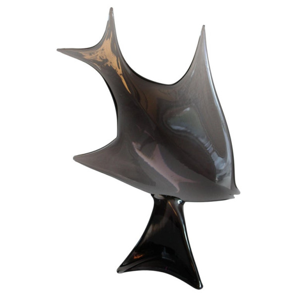 Murano_Smoked_Glass_Fish_Sculpture_by_Licio_Zanetti slide0