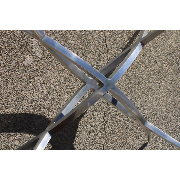 X-Base_Aluminum_Coffee_Table_with_Glass_Top slide9