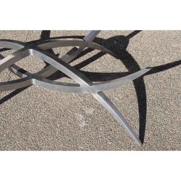 X-Base_Aluminum_Coffee_Table_with_Glass_Top slide8