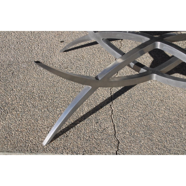 X-Base_Aluminum_Coffee_Table_with_Glass_Top slide6