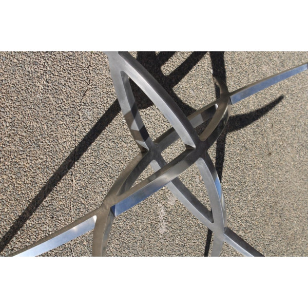 X-Base_Aluminum_Coffee_Table_with_Glass_Top slide5